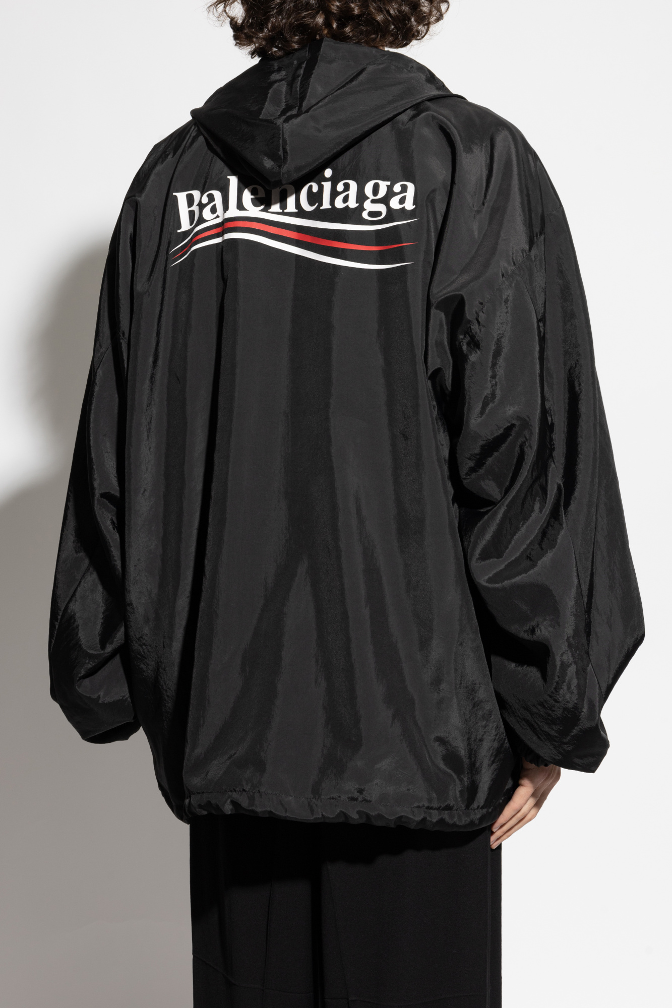 Czarny Kurtka z kapturem Balenciaga - Vitkac Polska